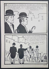 Milo MANARA tavola originale ATTENTI A QUEI DUE Curtis e Moore TELEROMPO 16-55