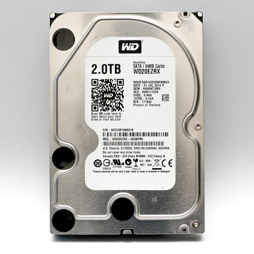 Wd20ezrx 2tb sata hard - wd, 3.5"