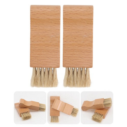 2pcs scarpe legno spazzole - legno,
