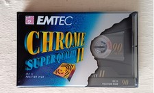 N° 1  Cassette Audio EMTEC 90 - Chrome II  Super Quality - SIGILLATA