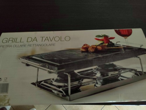 Griglia tavolo con pietra - griglia, da