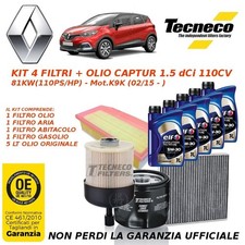 TAGLIANDO 4 FILTRI + OLIO ELF