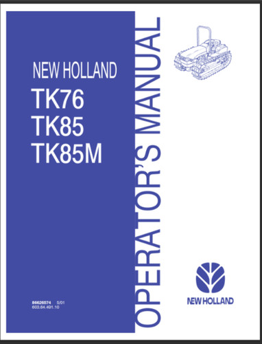 New holland tk76 tk85 - holland, tk85,