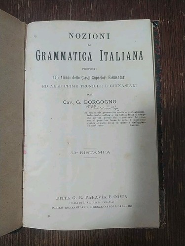 Libro nozioni grammatica - libro,