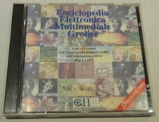 ENCICLOPEDIA COMMODORE CDTV AMIGA CD32 CD 32 ITALIANA GROLIER 1995 MULTIMEDIALE