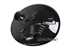 ABARTH NUOVO NERO LUCIDO 3D BENZINA TAPPO CARBURANTE ASSETTO 500 595 SCORPION UK