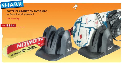 Portasci magnetico antifurto - portasci,
