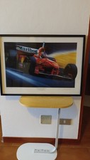 Stampa Foto Ferrari Michael Schumacher+ Cartolina Autografata Personalmente 