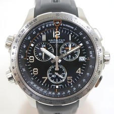 Orologio Hamilton Khaki X-Wind Quarzo Funzionante 4,5cm 1,77in Adatto 22,5cm 8,86in Nero