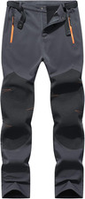 Pantaloni Trekking Uomo Invernali Impermeabili Sci Softshell Termici Neve Caldo 