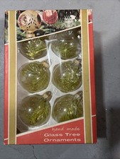 Ornamenti in vetro vintage