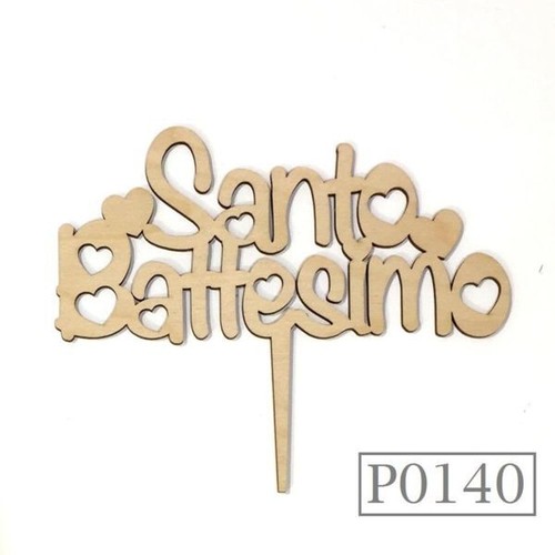 Cake topper santo - topper, battesimo