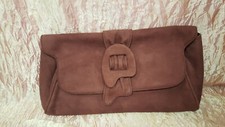 Borsetta pochette camoscio