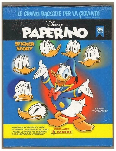 Paperino sticker story anni - sticker, 85