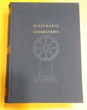 71751 i3/ Eligio Perucca - Dizionario d'Ingegneria FOS-MOS  - UTET 1953