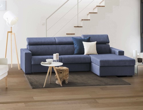 Divano letto con penisola