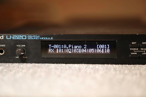 Roland 220 display - roland,
