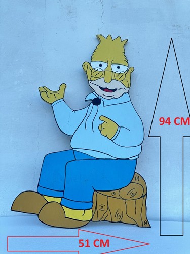 Sagoma legno abe simpson - in,