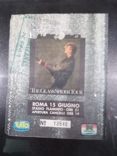 David bowie biglietto - biglietto, concerto