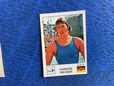 PANINI SPORT VEDETTES WEGNER N 187 CON VELINA ORIGINALE  ***