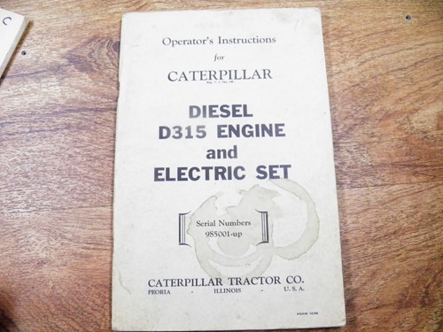 Cat caterpillar d315 - cat,