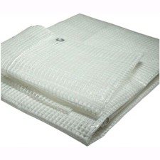 Telo Telone PVC Multiuso Occhiellato Bianco Trasparente Retinato occhiellato