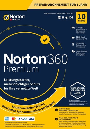 Norton 360 sub - 3, 5