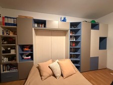 Parette attrezzata con Letto a