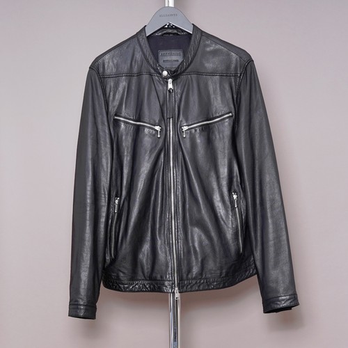 All saints giacca pelle uomo - pelle,