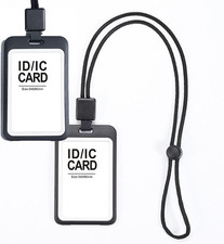 2 Pezzi Porta Badge Da Collo