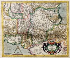 Lombardia Parma Bologna Ravenna Ferrara Mantova Cremona Carta Mappa Mercator