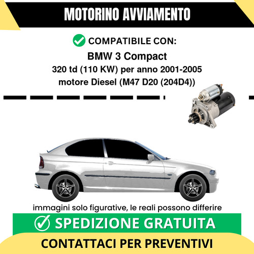 Motorino avviamento bmw - motorino,