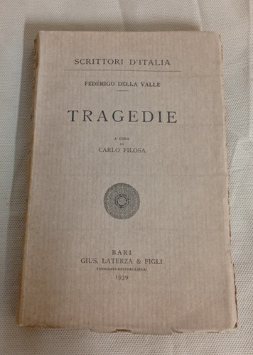 Federigo della valle tragedie - valle,