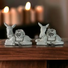 Set 2 portacandele cervo cervo