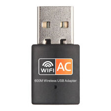 Mini Dual Band USB WiFi 600Mbps Adattatore Wireless Scheda di Rete 2.4/5GHz 802.11 AC