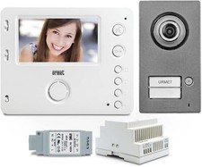 Urmet kit videocitofono monofamiliare vivavoce Miro e pulsantiera Mikra 2 fili -
