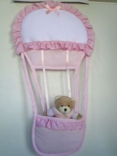 FIOCCHI FIOCCO NASCITA DA RICAMO RICAMARE A PUNTO CROCE MONGOLFIERA / COCCARDA