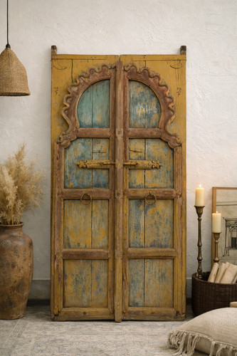 Porte indiane legno - in,