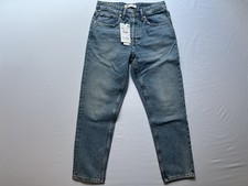 Zara Slim Cropped Jeans Blue