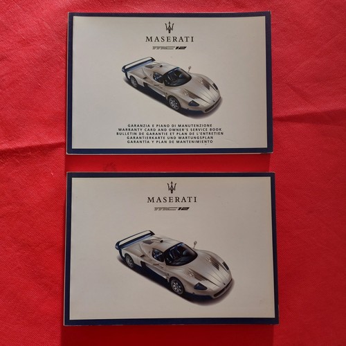 Maserati mc12 libretto uso - mc12, e