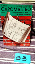 MANUALE COMPLETO DEL CAPOMASTRO ASSISTENTE EDILE  - ASTRUA GIUSEPPE - HOEPLI