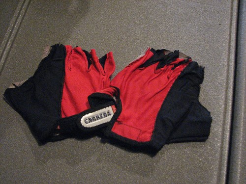 Vintage cycling gloves - vintage,