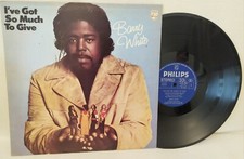 LP BARRY WHITE I'VE GOT SO MUCH TO GIVE 1973 MADE IN ITALY 