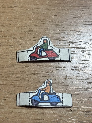 Small vintage card scooter - vintage,