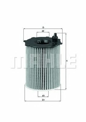 Filtro olio mahle original - filtro,