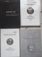 4 Cataloghi d'aste di numismatica: in prevalenza monete islamiche da collezioni