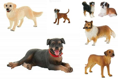 Bullyland animali figure cani - figure,