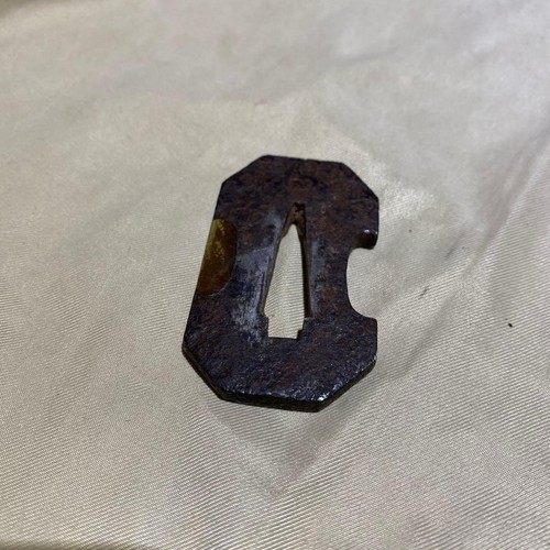 Japanese tsuba octagonal - japanese,