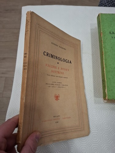 Criminologia vol vecchie - vol.i,