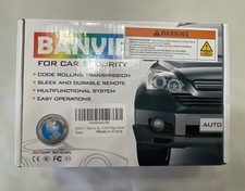 BANVIE Sistema di Allarme Auto, Sistemi di Allarme Antifurto di Sicurezza con Ingresso Keyless